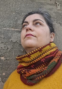 Cuello-Haro crochet-Adriana-Balado- De la oveja a la madeja